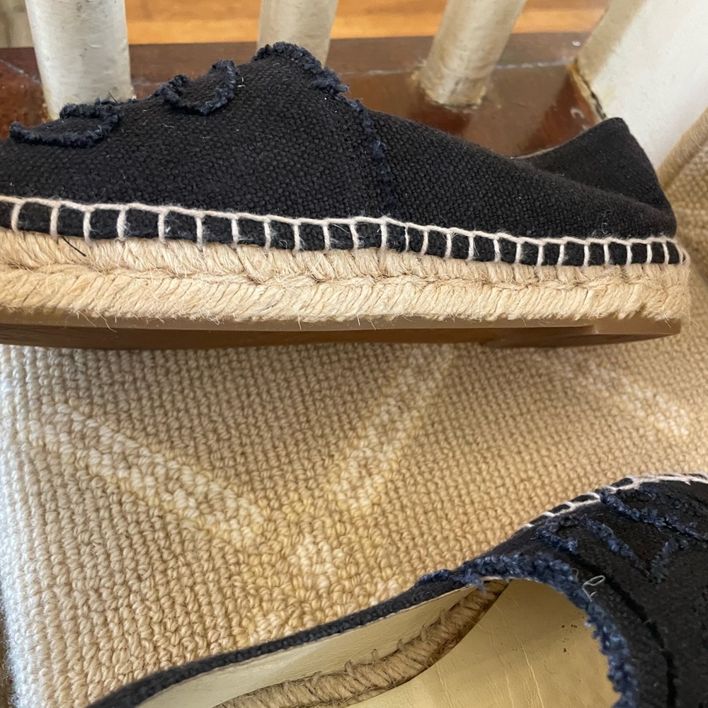 CHANEL Black Canvas Espadrilles - Picture 12 of 15